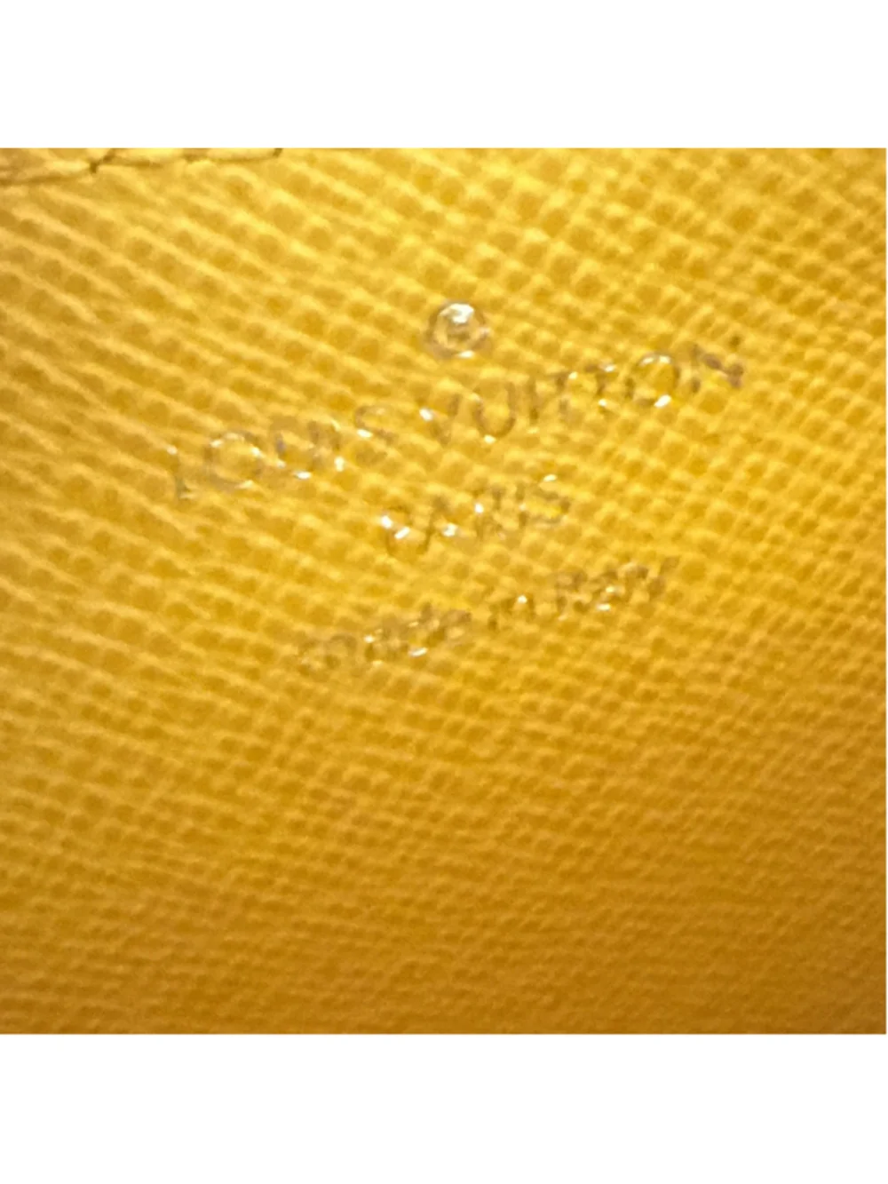 LOUIS VUITTON Monogram Macassar Coloroma Coin Card Holder Yellow Rare LV